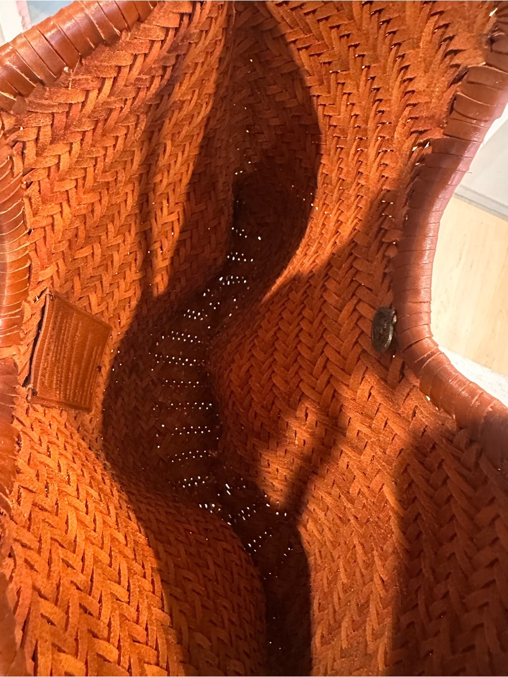 Dragon Diffusion Nantucket Basket Bag in Tan - Picture 9 of 12